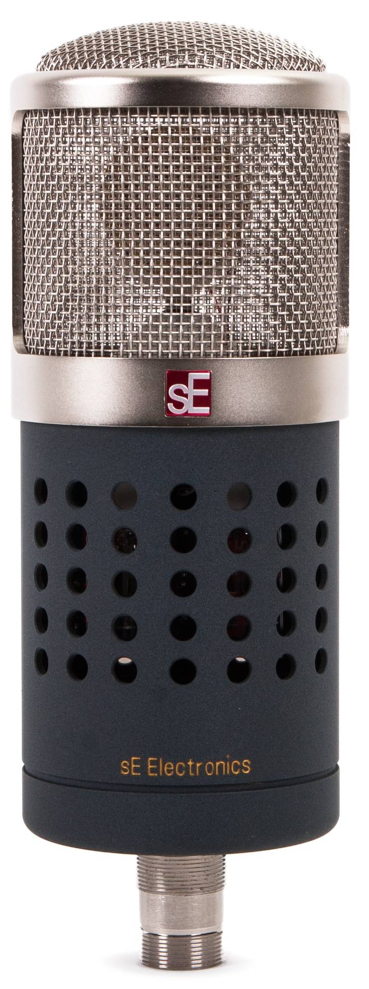 Микрофон конденсаторный sE Electronics [GEMINI II] двухламповый, 20 Гц - 20 кГц, кардиоида, в комплекте: держатель "паук", блок питания со шнуром, микрофонный кабель, металлический и деревянный кейсы.